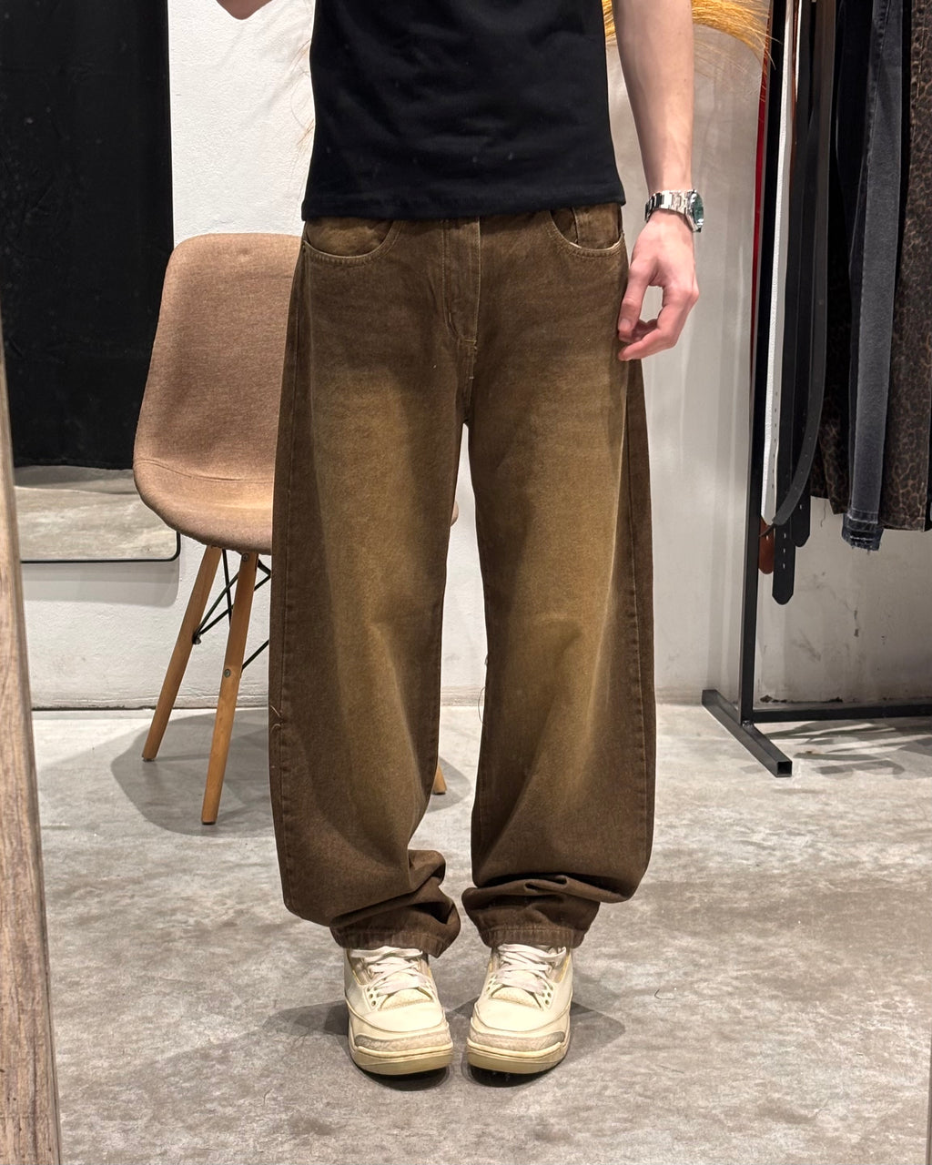 Pantalón Baggy Moka
