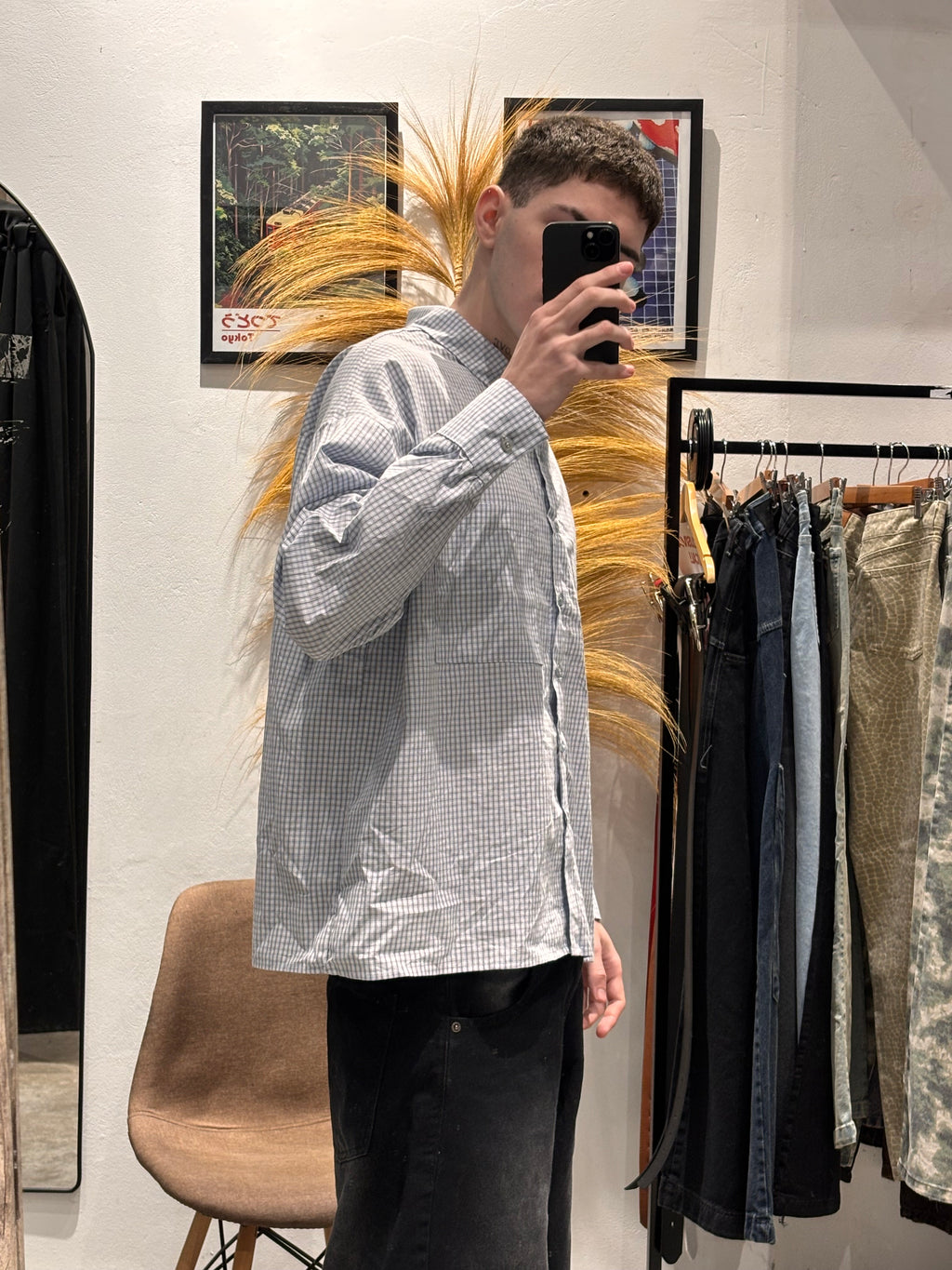 Camisa Oversize Celeste Milan
