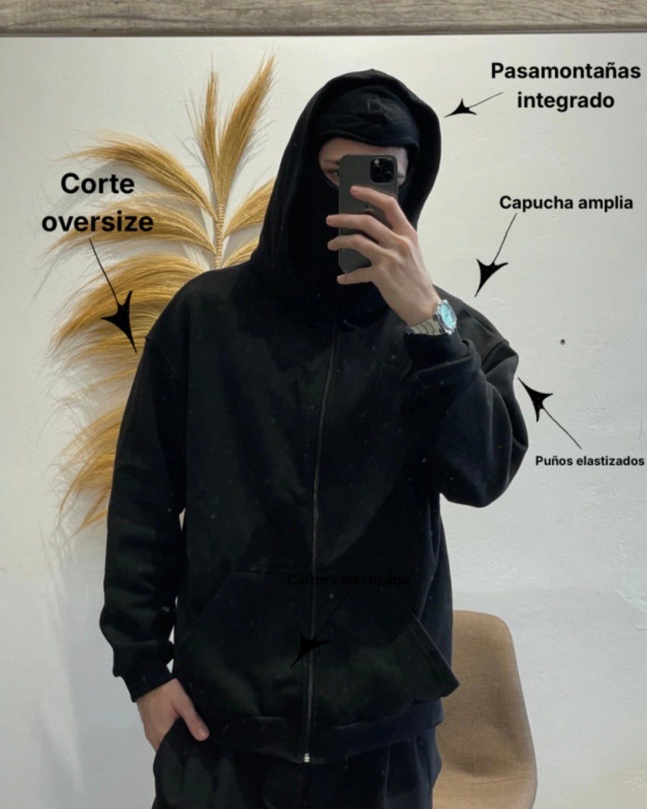 Campera Balaclava Negra