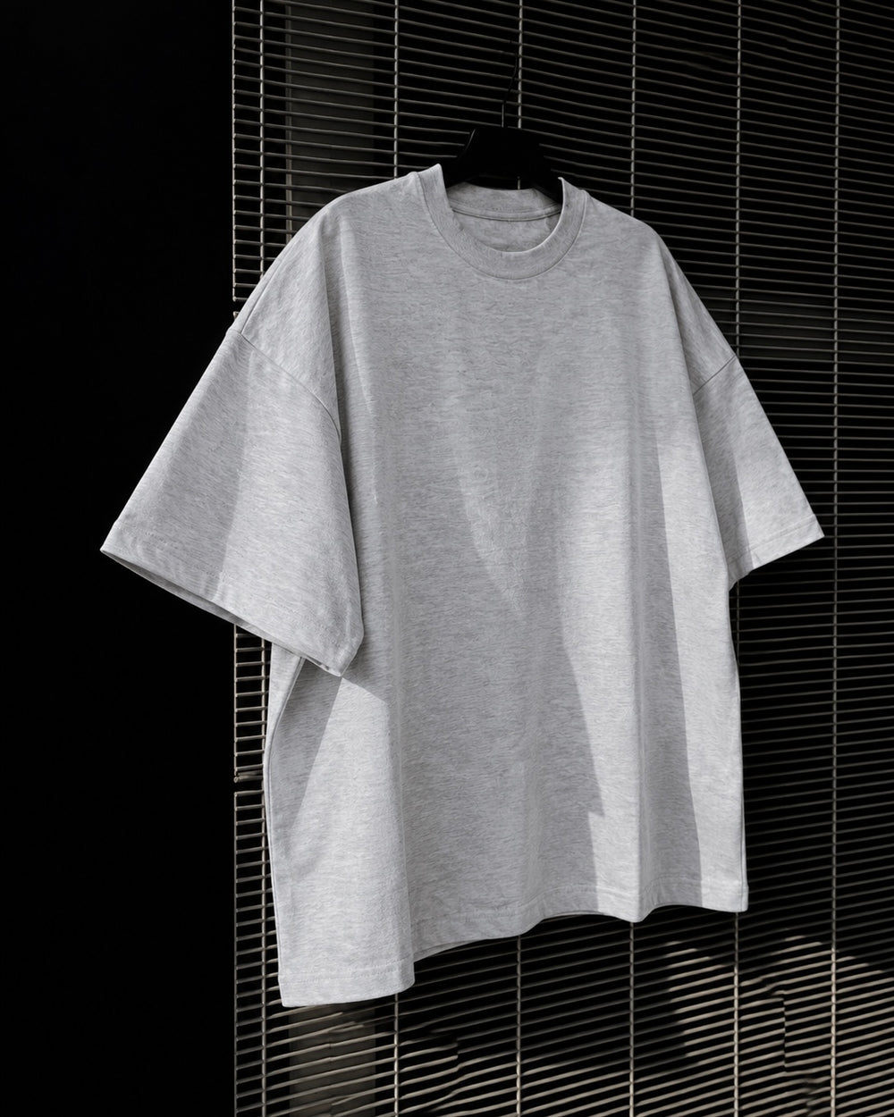 Remera Básica Boxy Gris