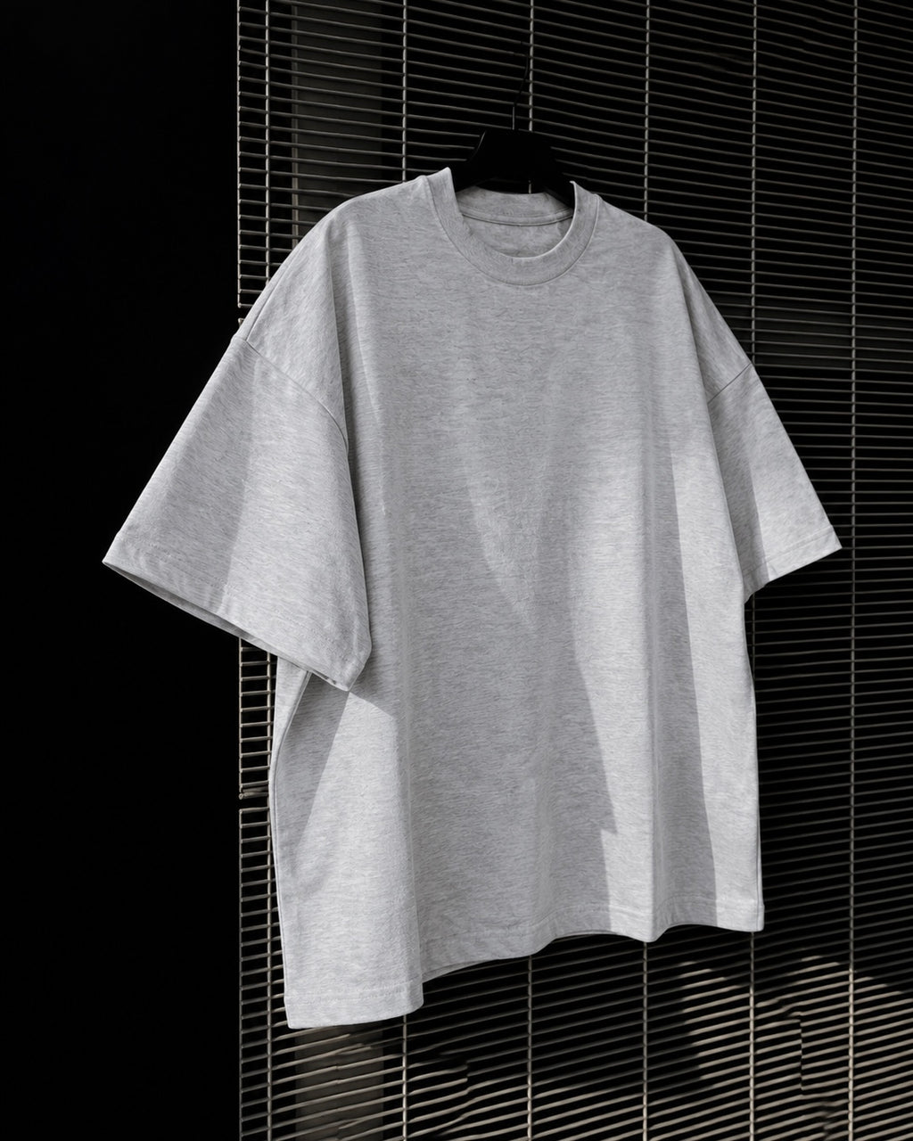 Remera Básica Boxy Gris