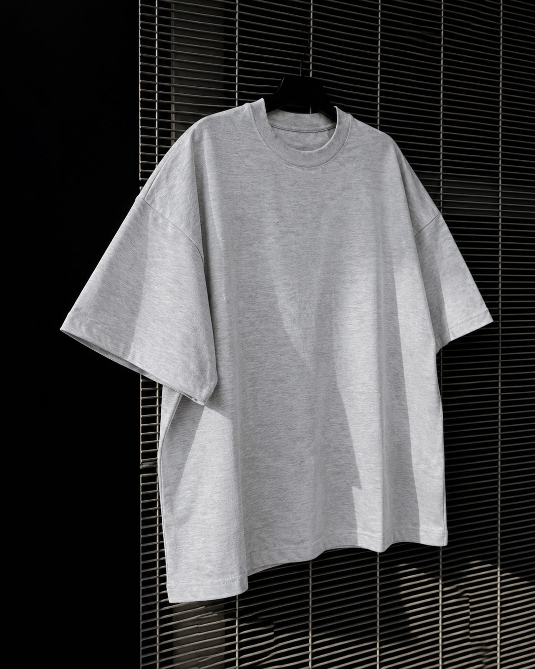 Remera Básica Boxy Gris