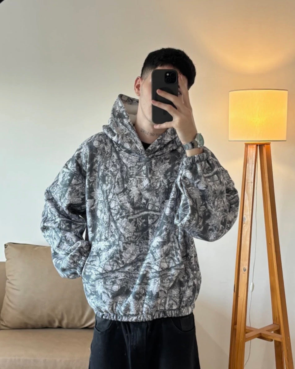 Hoodie Realtree Tono Gris