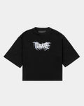 Remera Boxy Rebel Negra