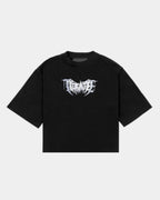 Remera Boxy Rebel Negra