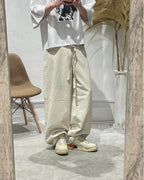 Pantalón Baggy Tokyo Crema