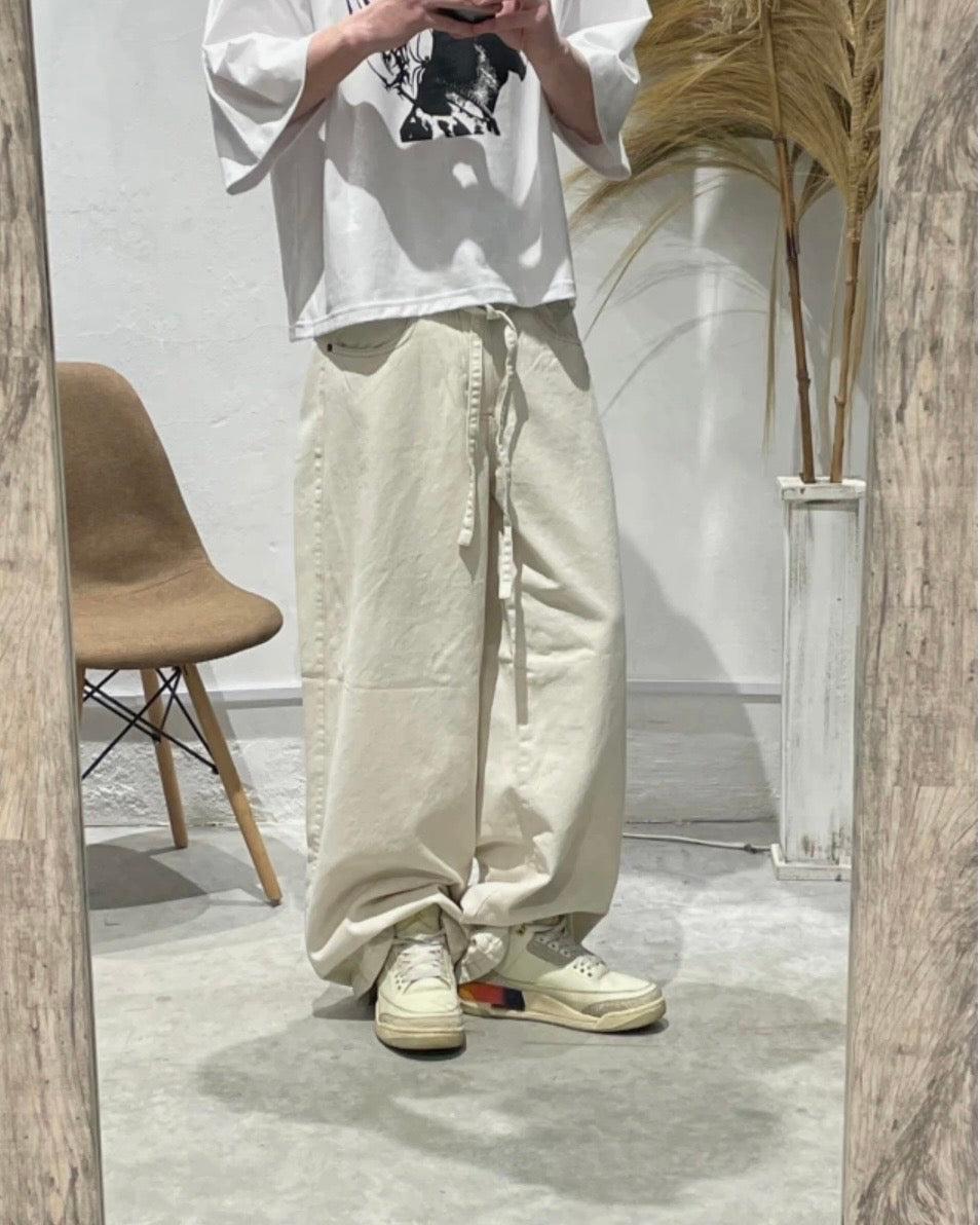 Pantalón Baggy Tokyo Crema