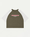 Remera Boxy Riot Verde Oliva