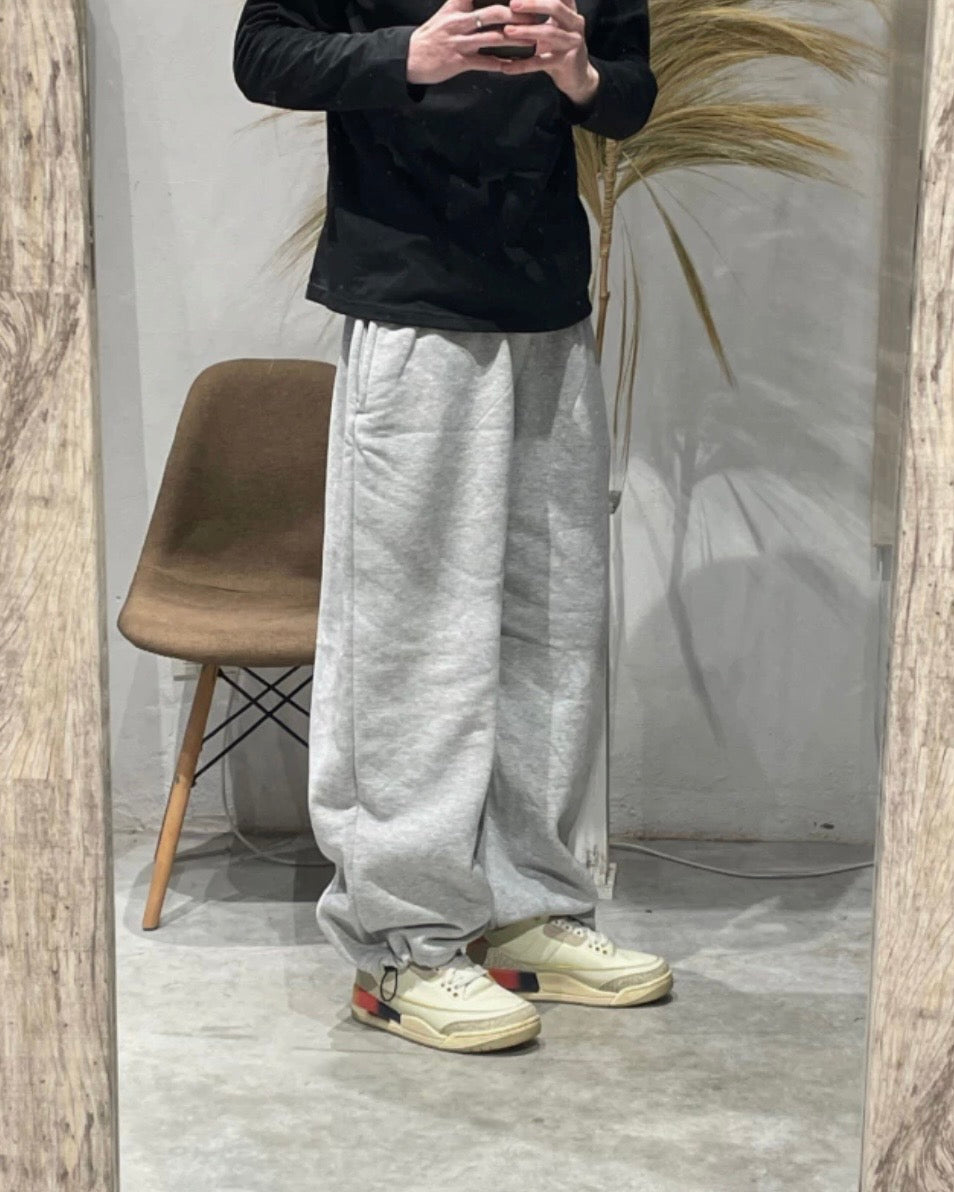 Joggin Baggy Clean Gris Melange