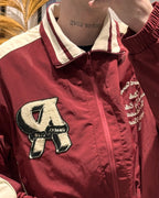 Campera Track Retro Bordó