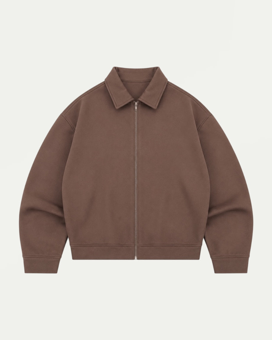 Campera Minimalista Valentino Marrón