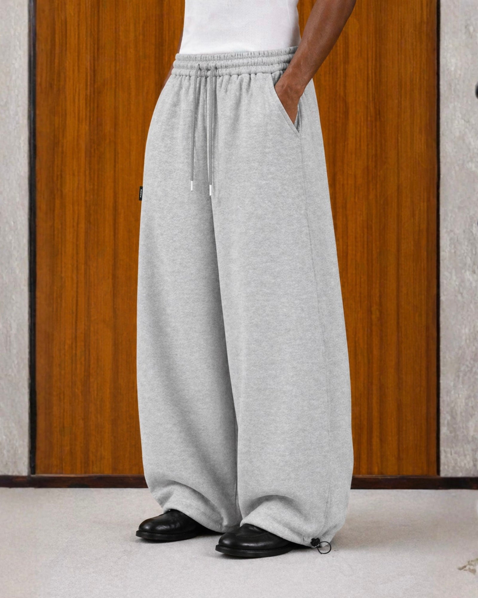 Joggin Baggy Clean Gris Melange
