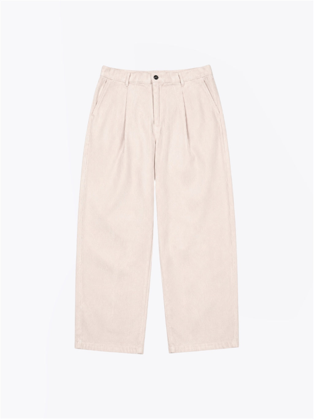 Pantalón Baggy Corderoy Crema
