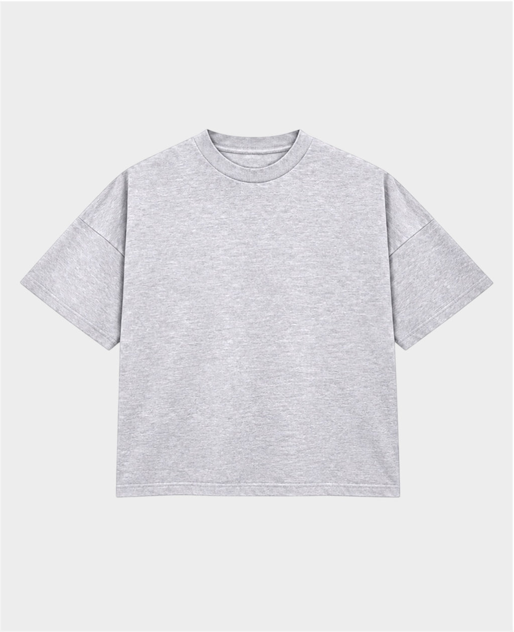 Remera Básica Boxy Gris