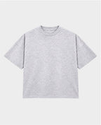 Remera Básica Boxy Gris