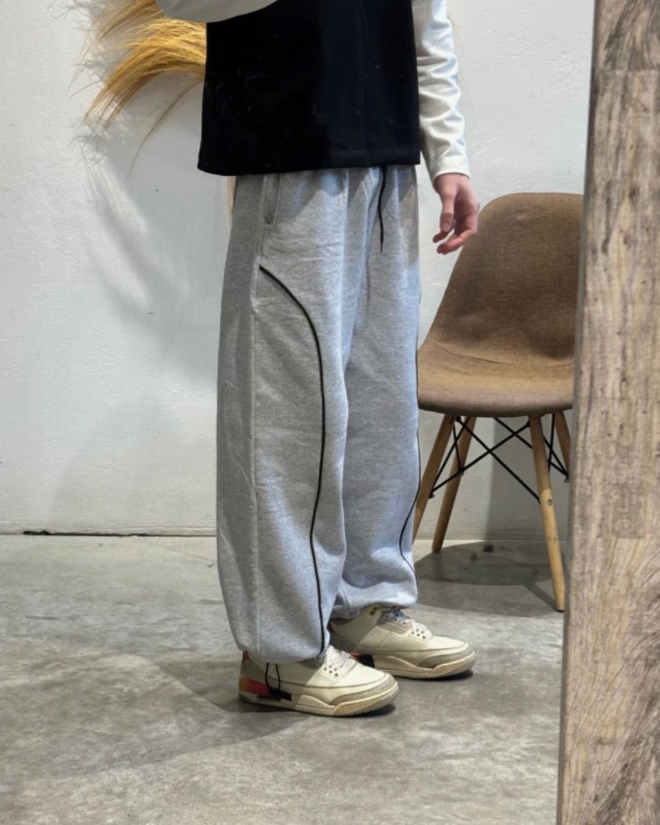 Joggin Baggy Linea Gris