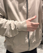 Campera Boxy Beige