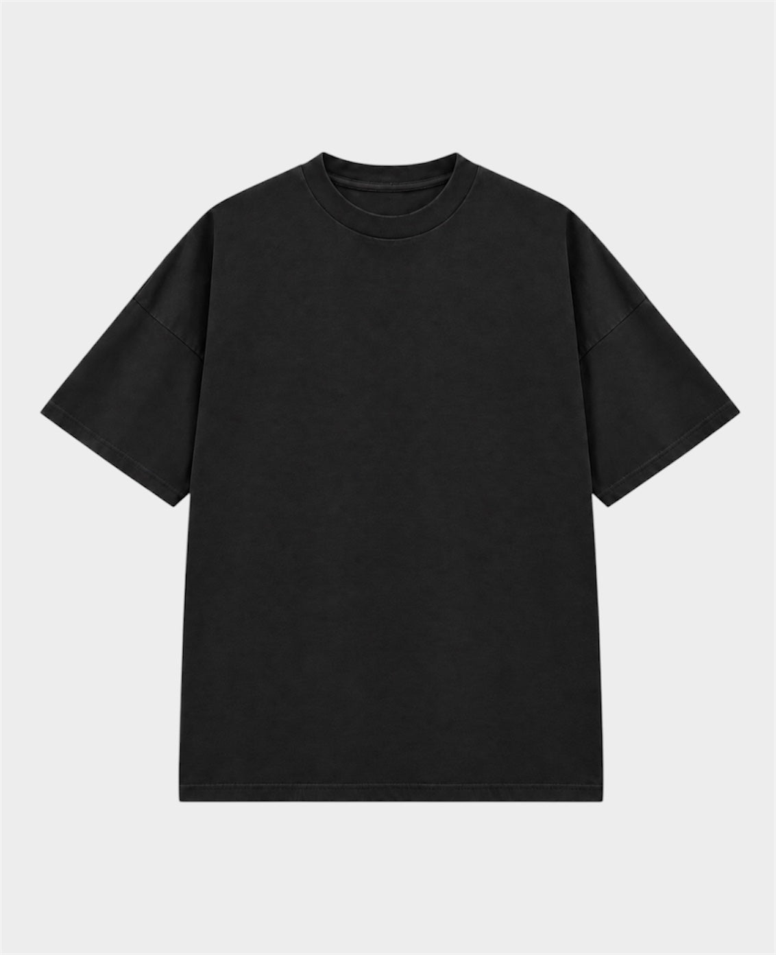 Remera Oversize Básica Negra