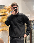 Campera Minimalista Valentino Negra