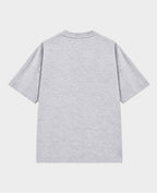 Remera Oversize Básica Gris