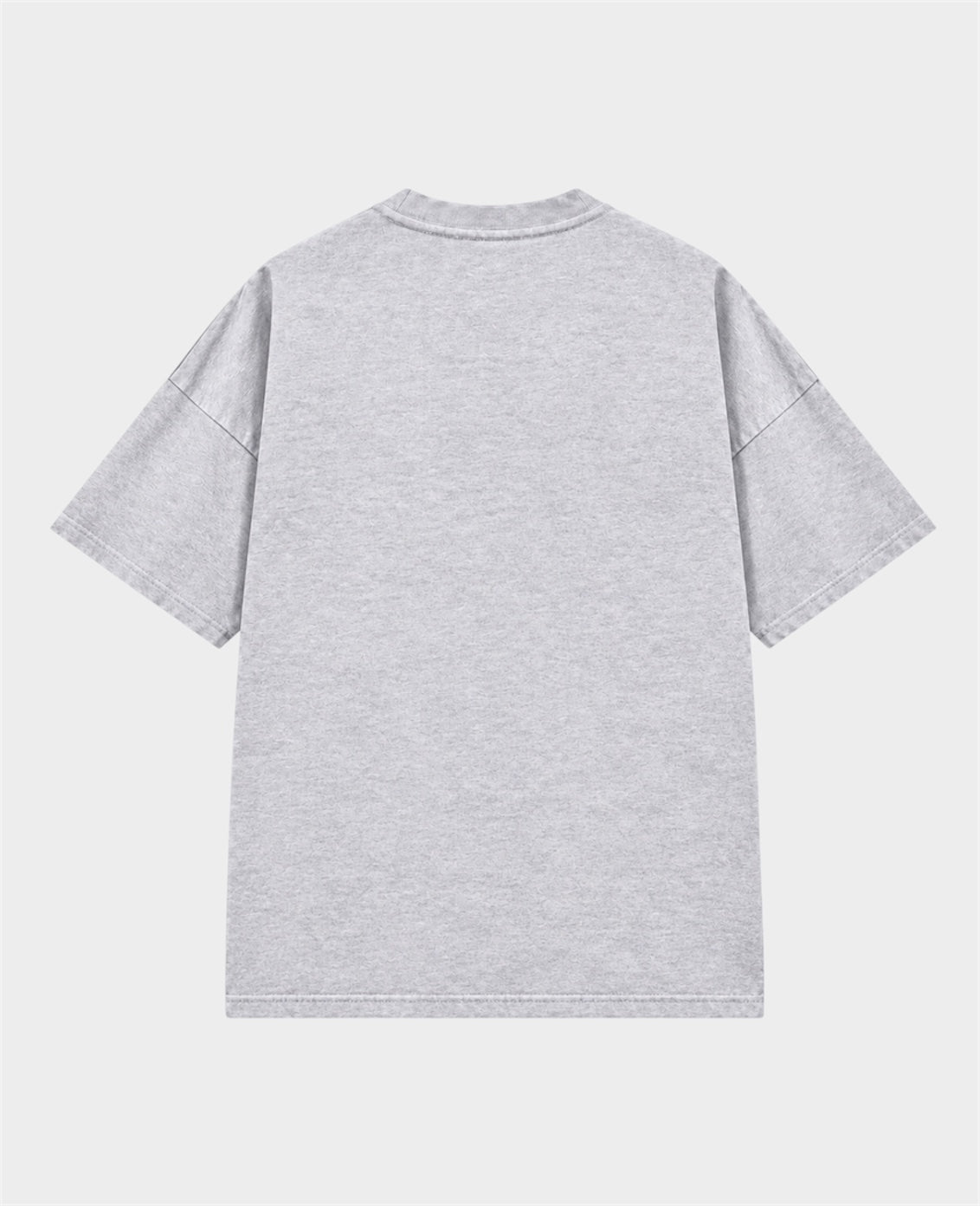 Remera Oversize Básica Gris