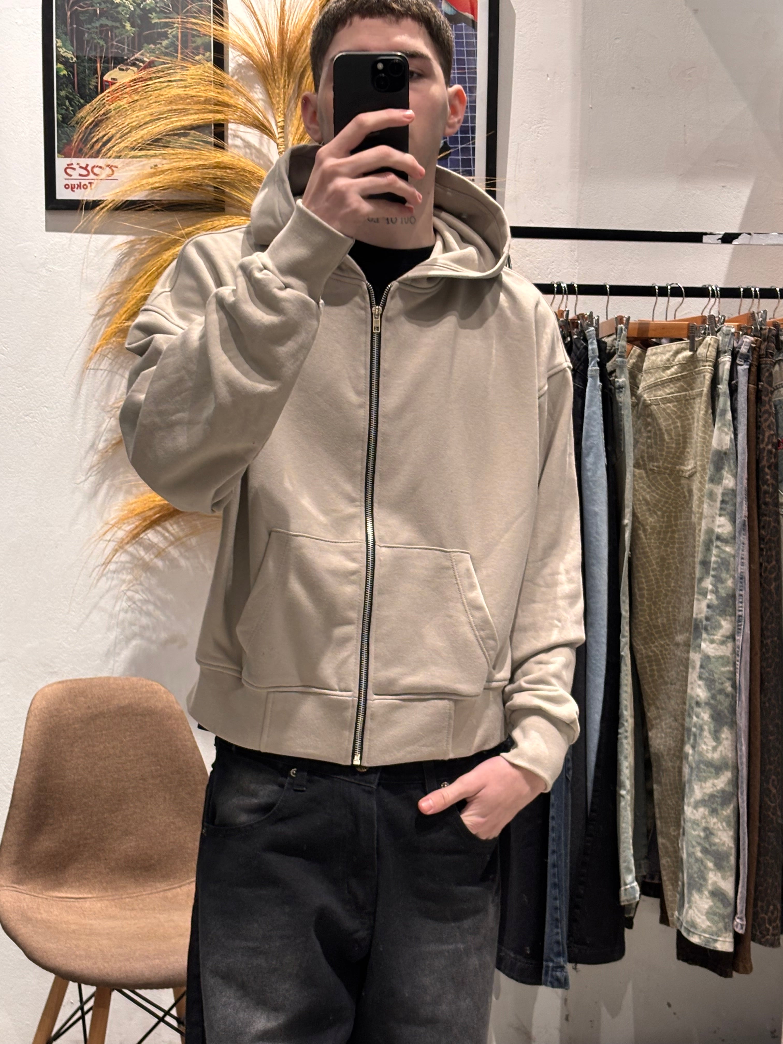 Campera Boxy Beige