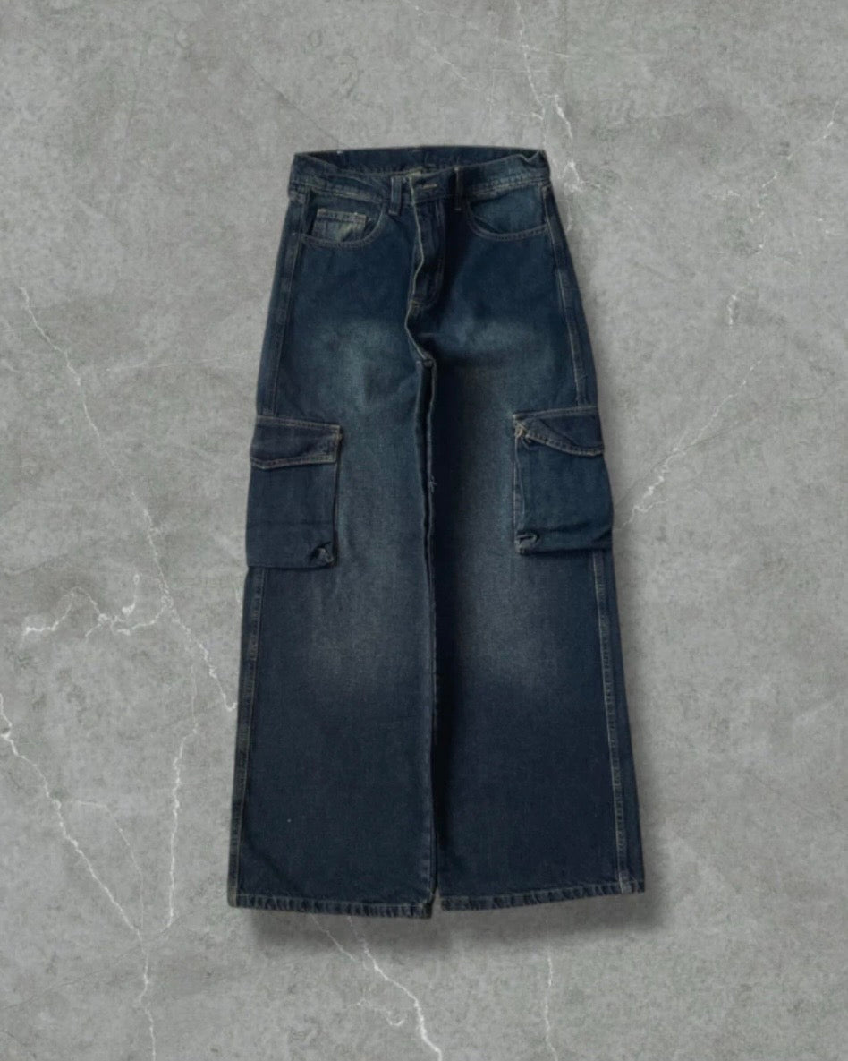 Pantalón Cargo Océano Oscuro