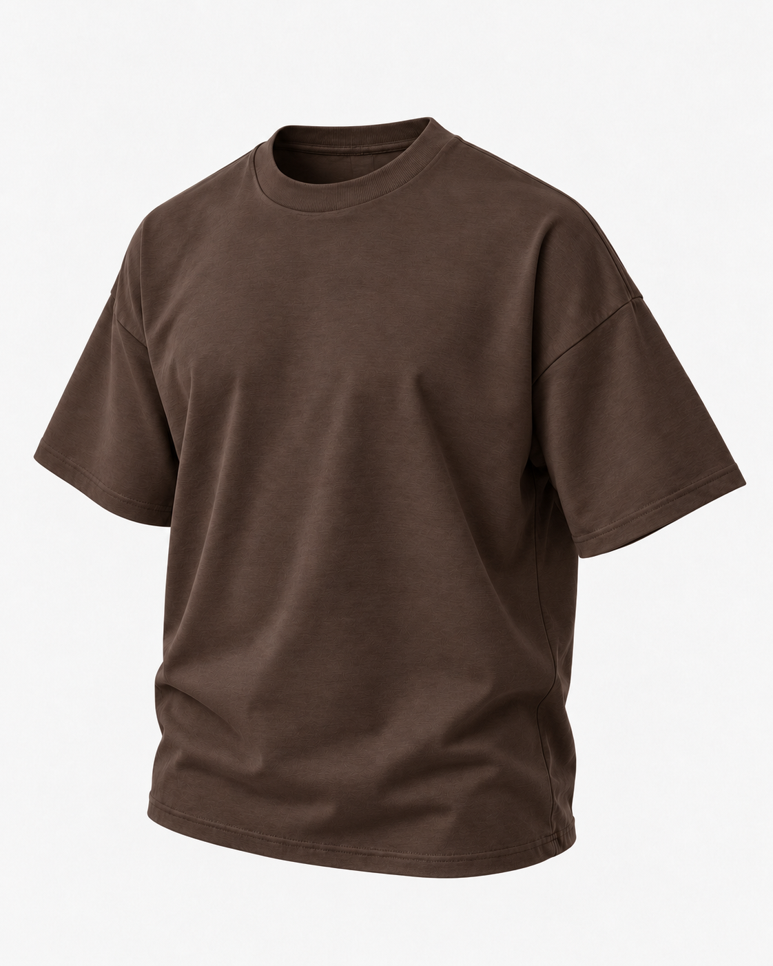 Remera Oversize Básica Marrón
