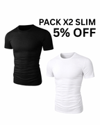 Pack X2 Slim Fit Básicas + 5% OFF