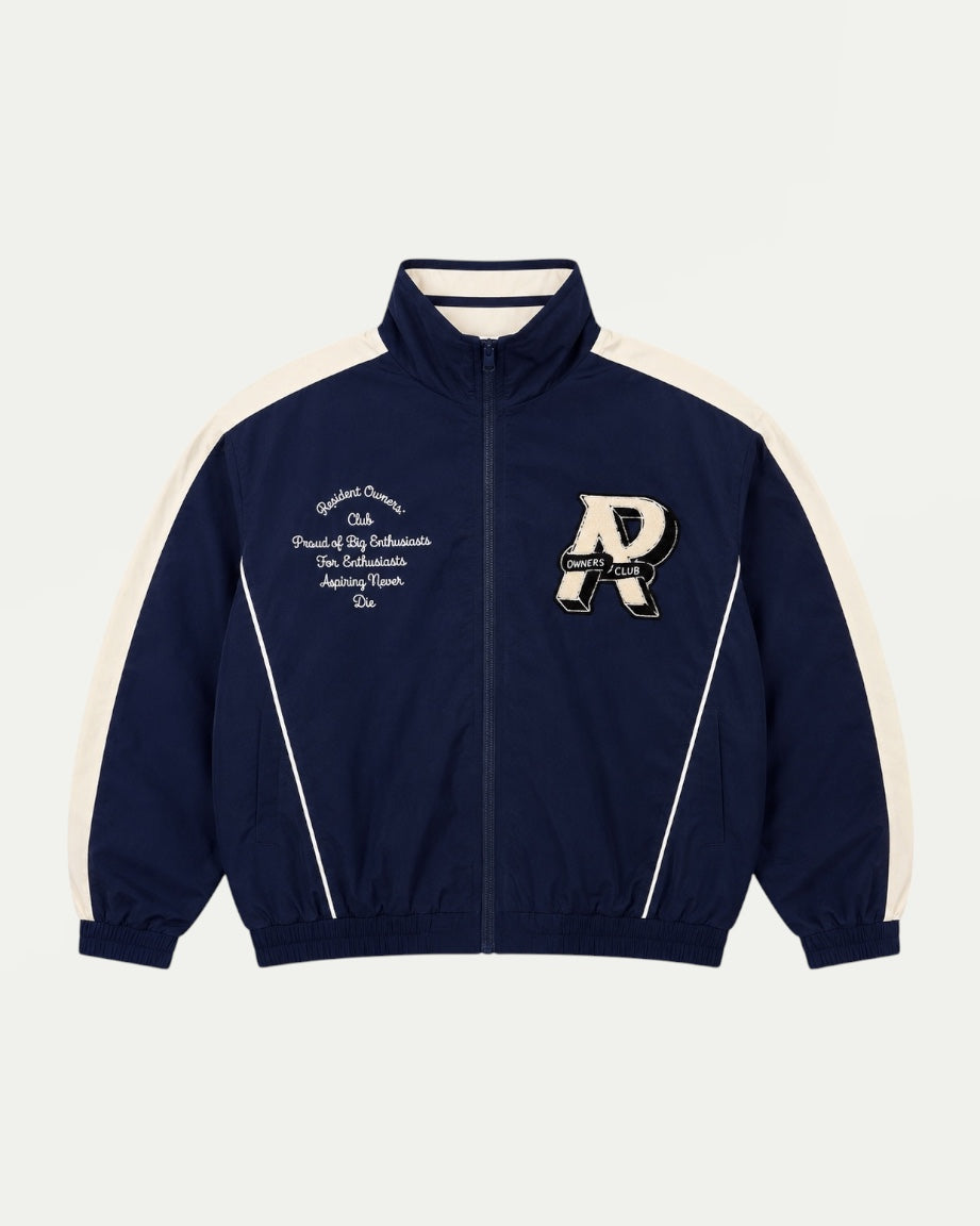 Campera Track Retro Azul