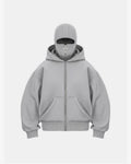 Campera Balaclava Gris Claro