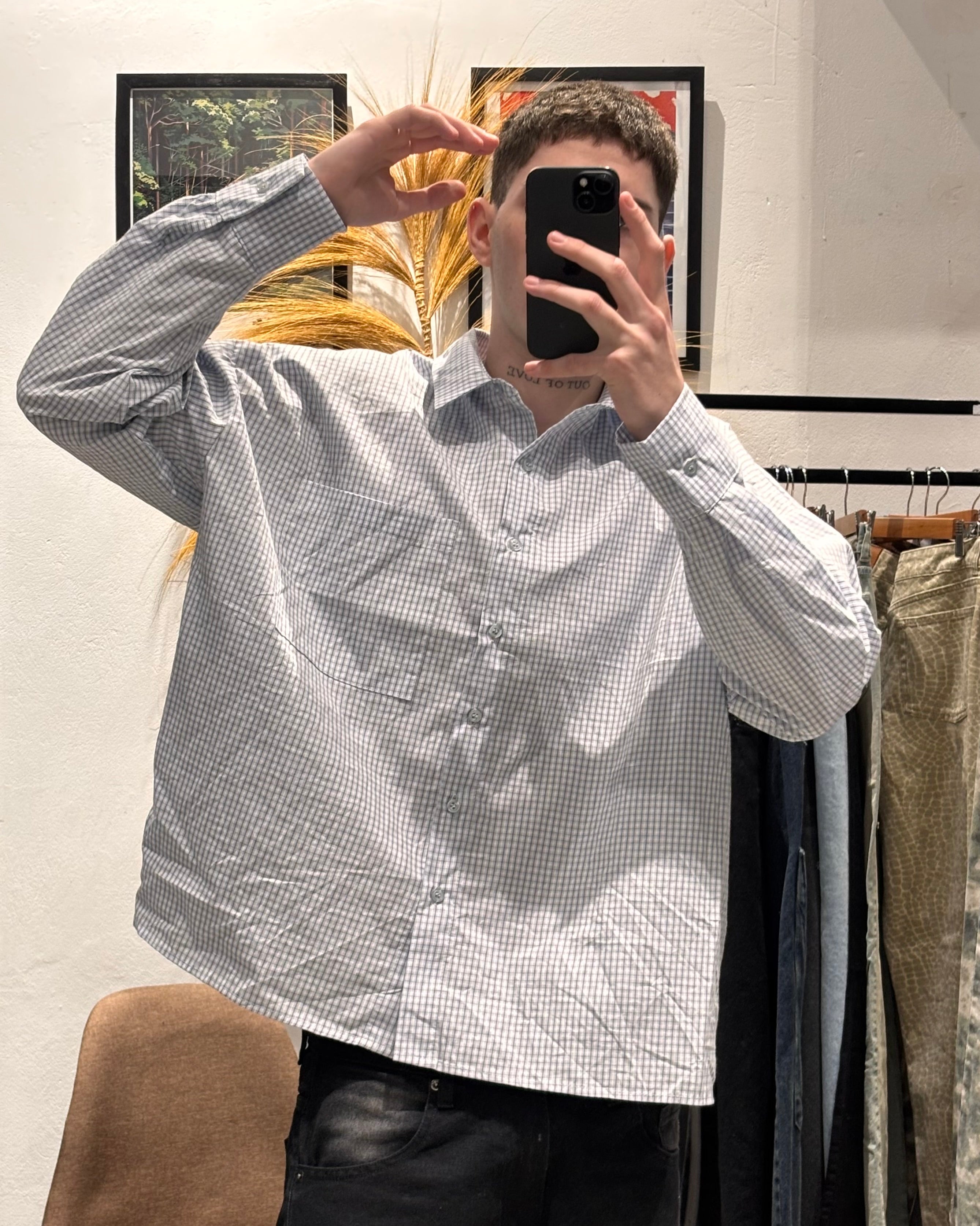 Camisa Oversize Celeste Milan