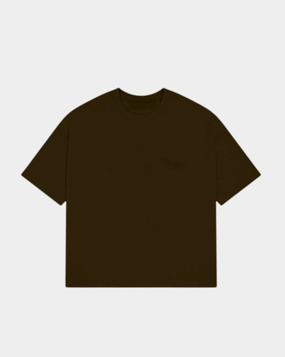 Remera Boxy Marrón