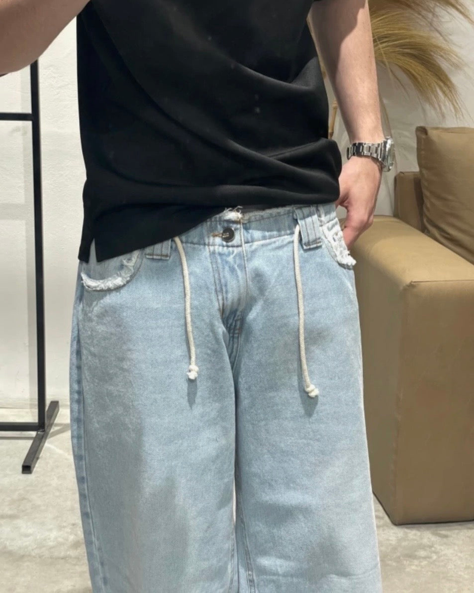 Pantalón Baggy Desgaste