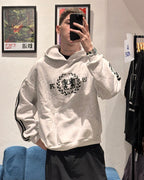 Hoodie Royal Gris Melange