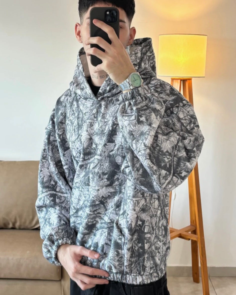 Hoodie Realtree Tono Gris