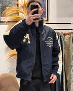 Campera Track Retro Azul