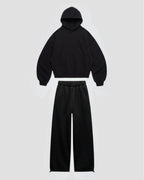 Conjunto De Algodón Soft Negro