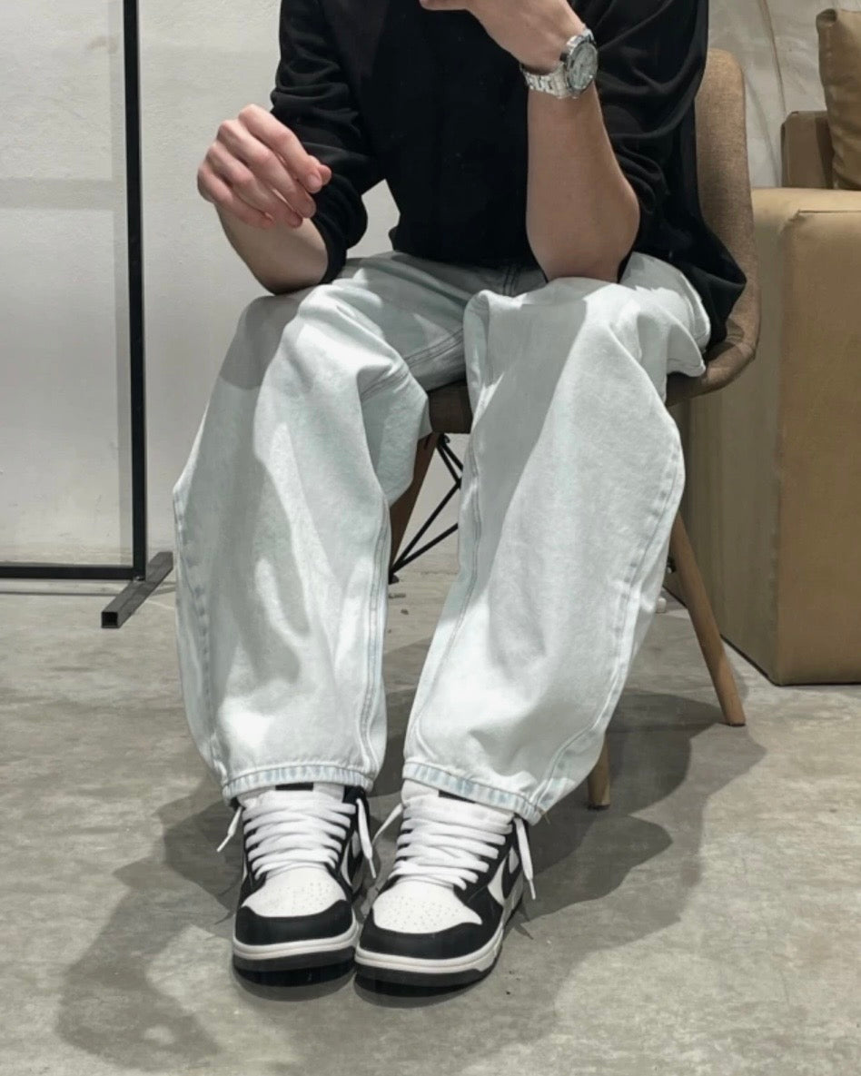 Pantalón Baggy Cielo