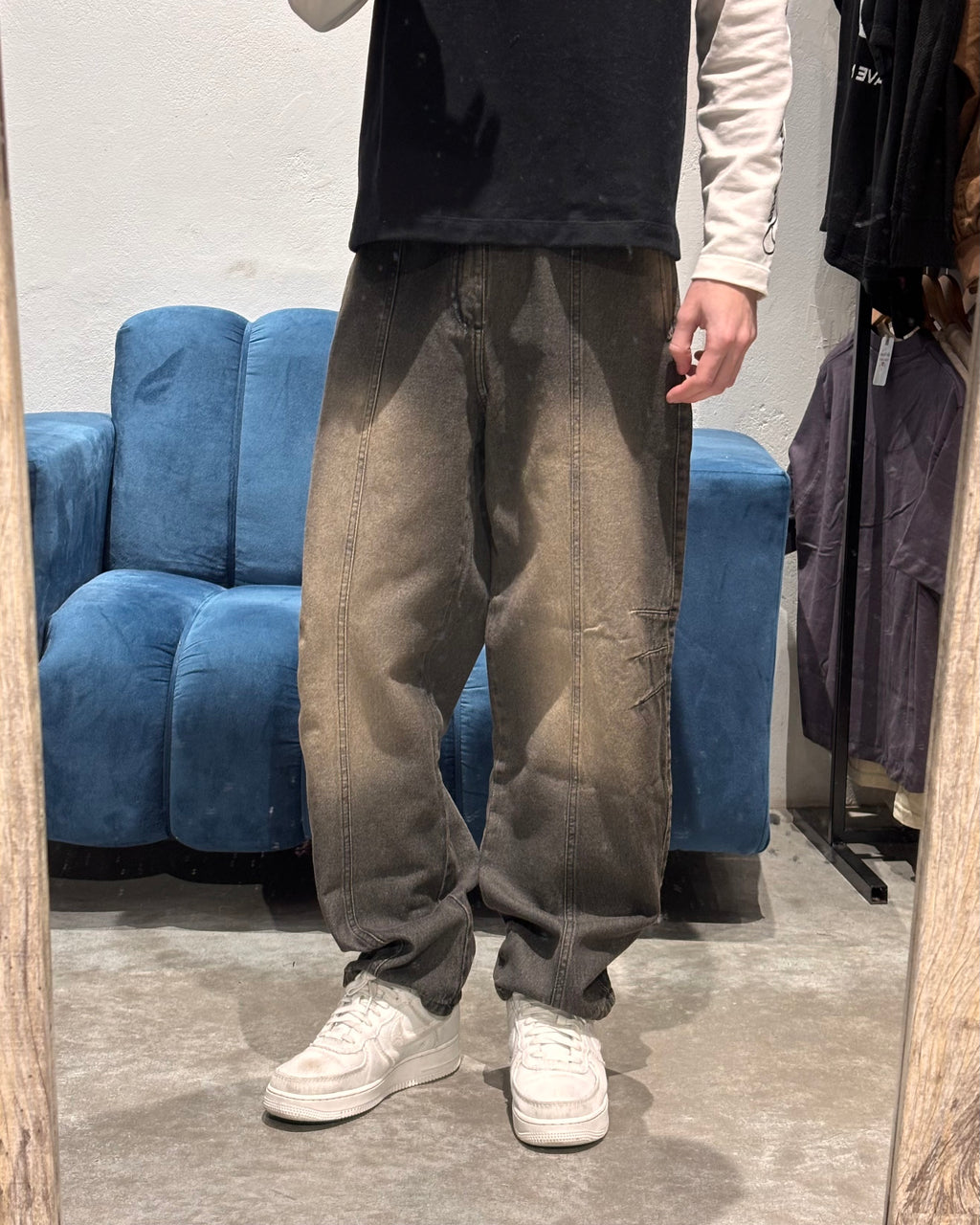 Pantalón Barrel Moka