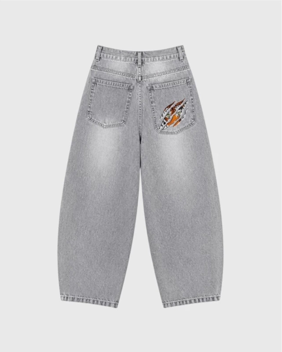 Pantalón Baggy Bordado Bengala