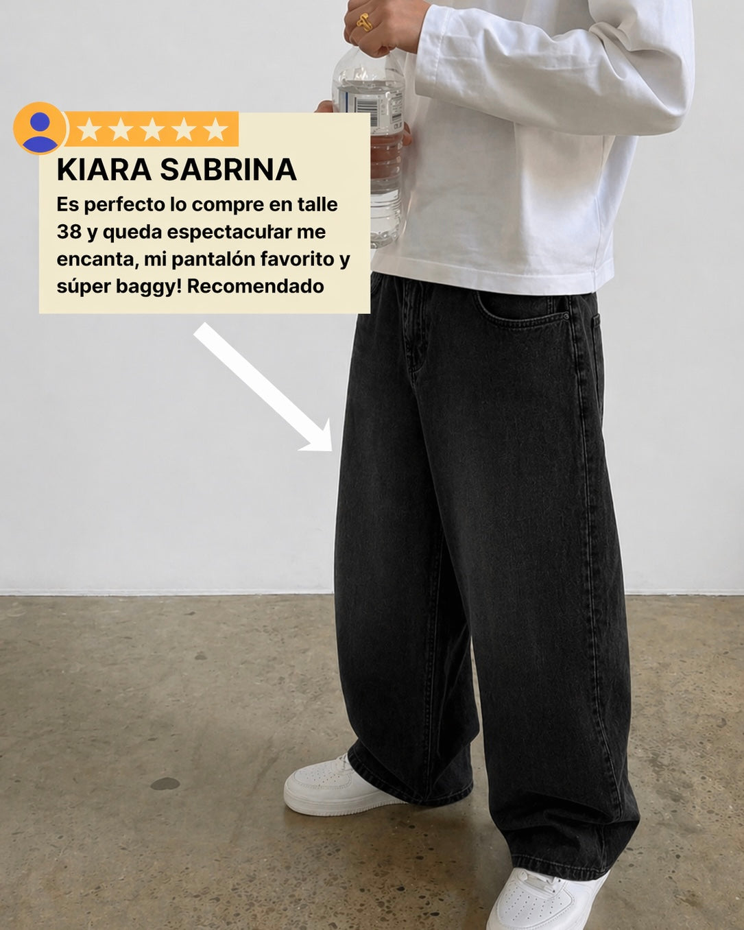 Pantalón SuperBaggy Carbón