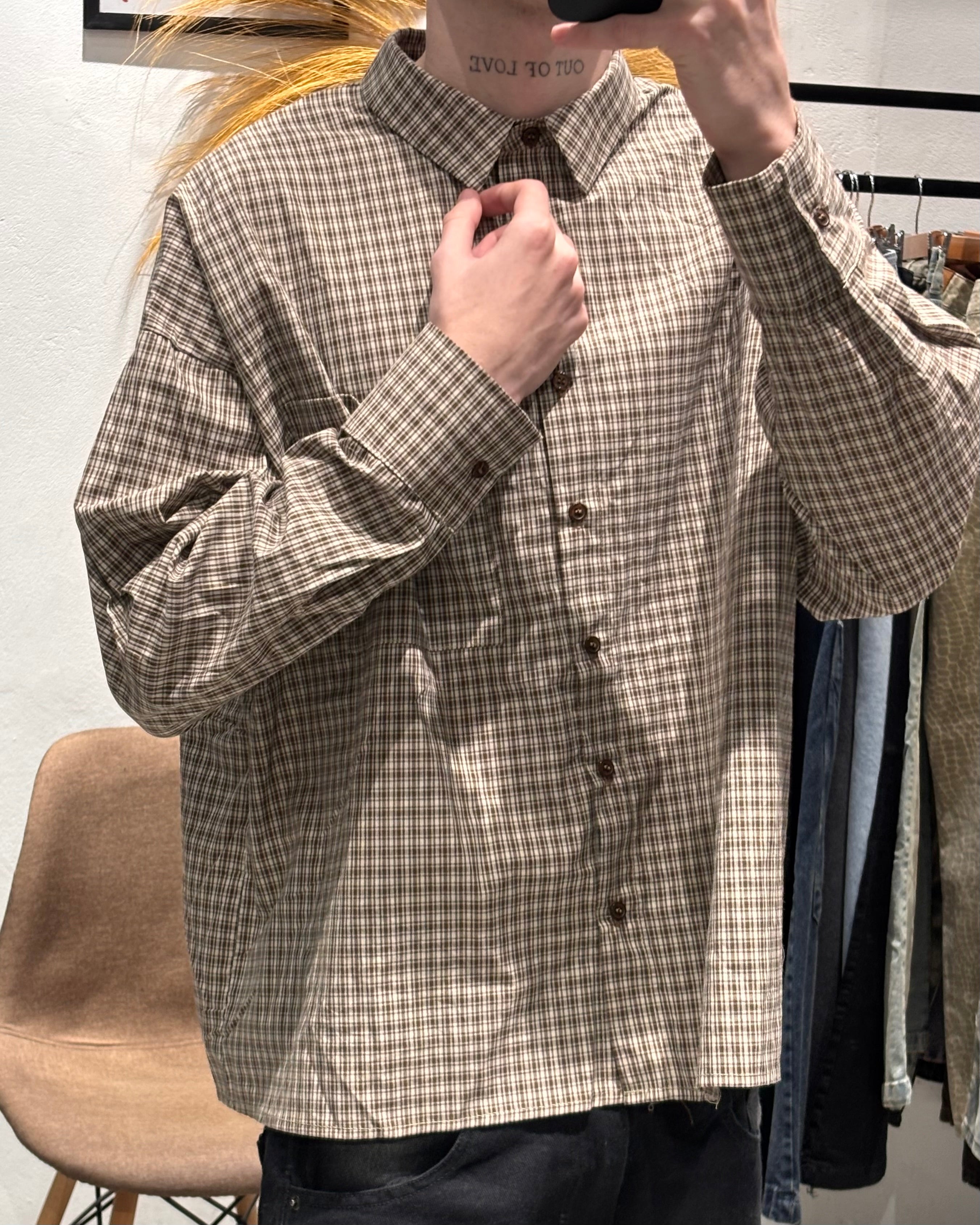 Camisa Oversize Marrón Milan