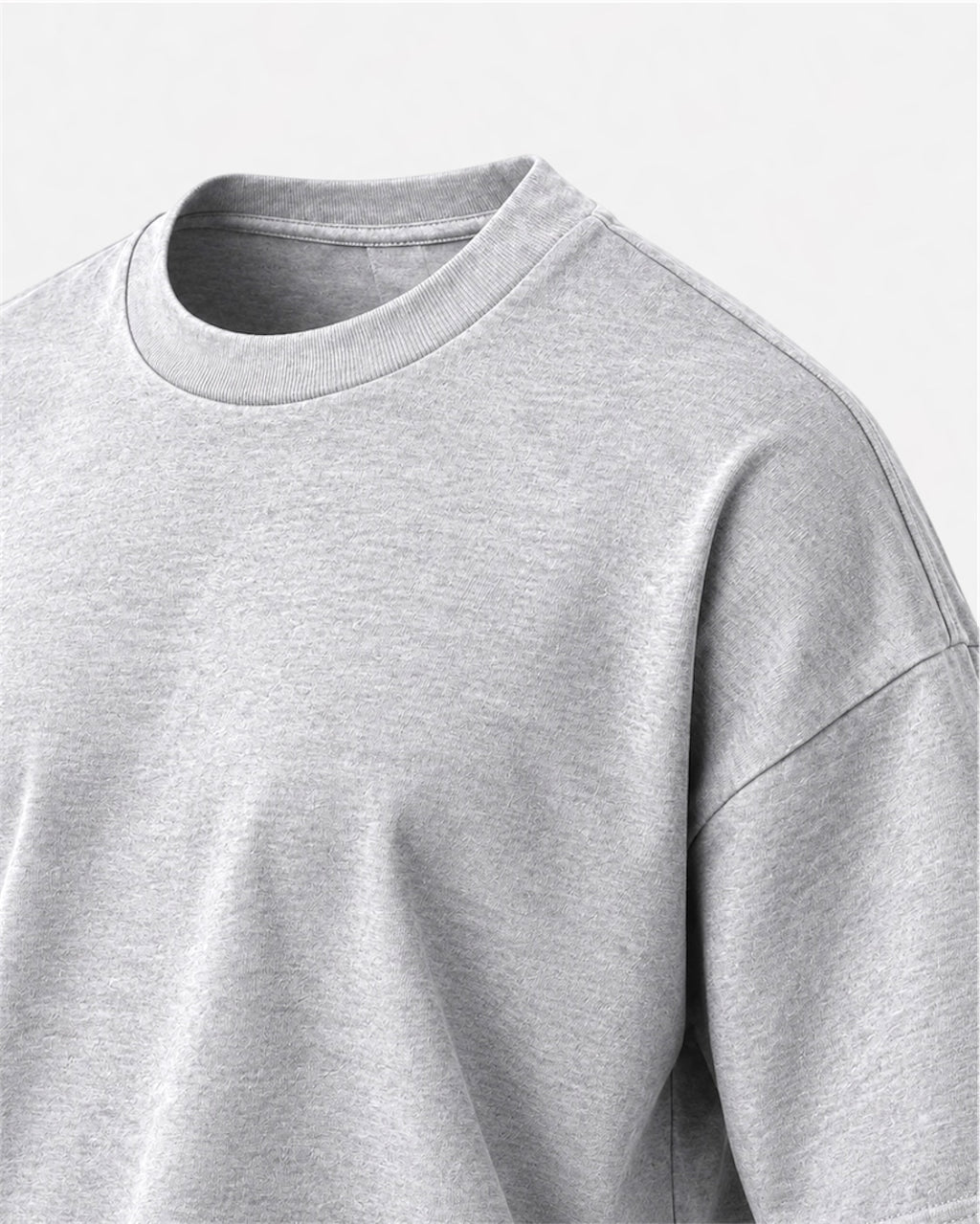 Remera Oversize Básica Gris