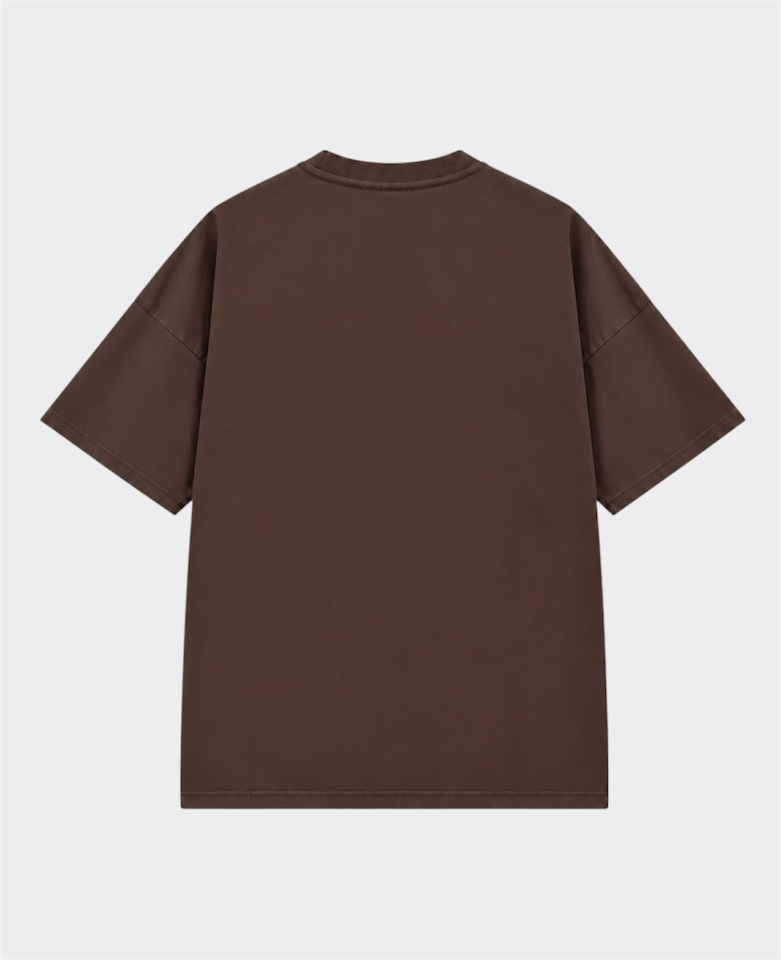 Remera Oversize Básica Marrón