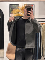 Campera Minimalista Valentino Gris