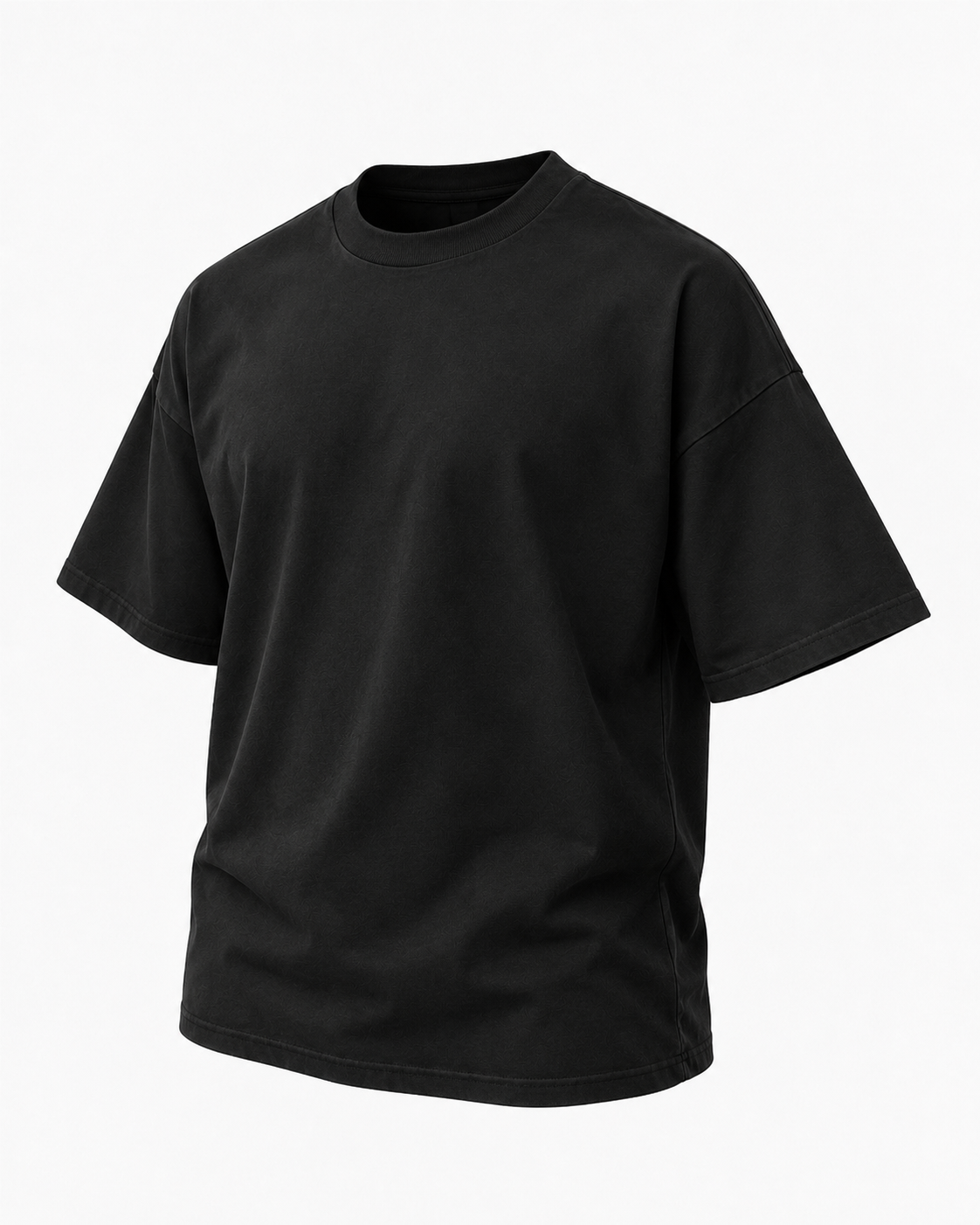 Remera Oversize Básica Negra