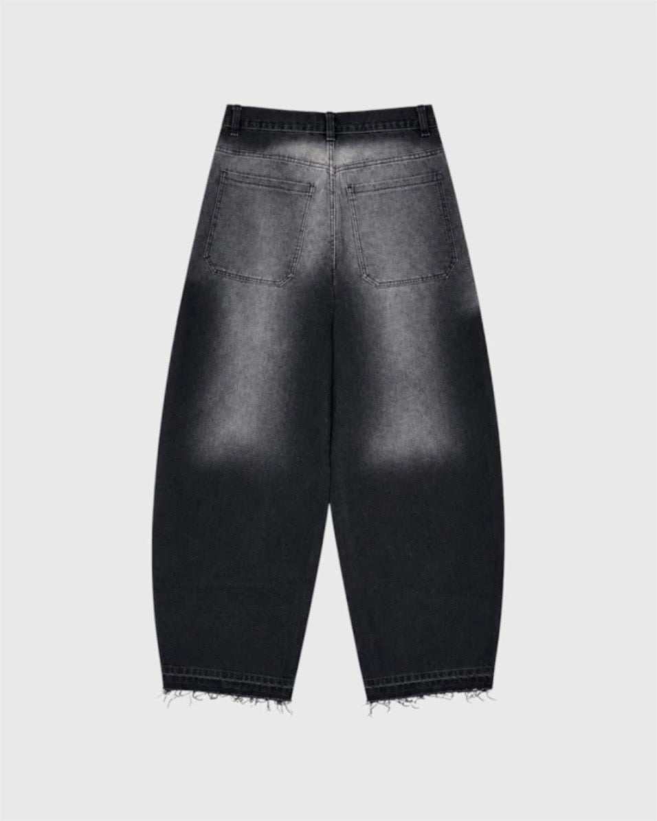 Pantalón Baggy Estrellado Con Strass