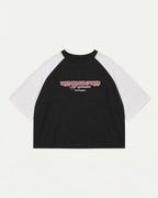 Remera Boxy Riot Negra