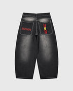 Pantalón Baggy Bordado Ferrari